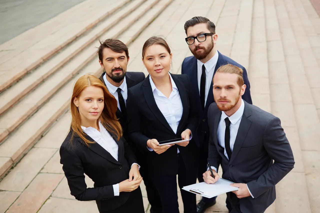 group of success people