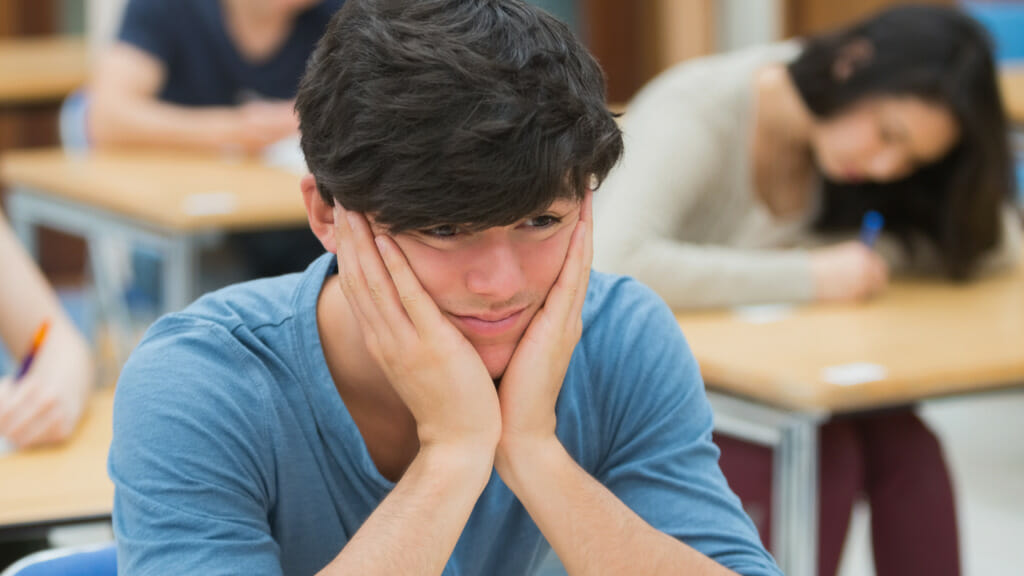 teen with learned helplessness
