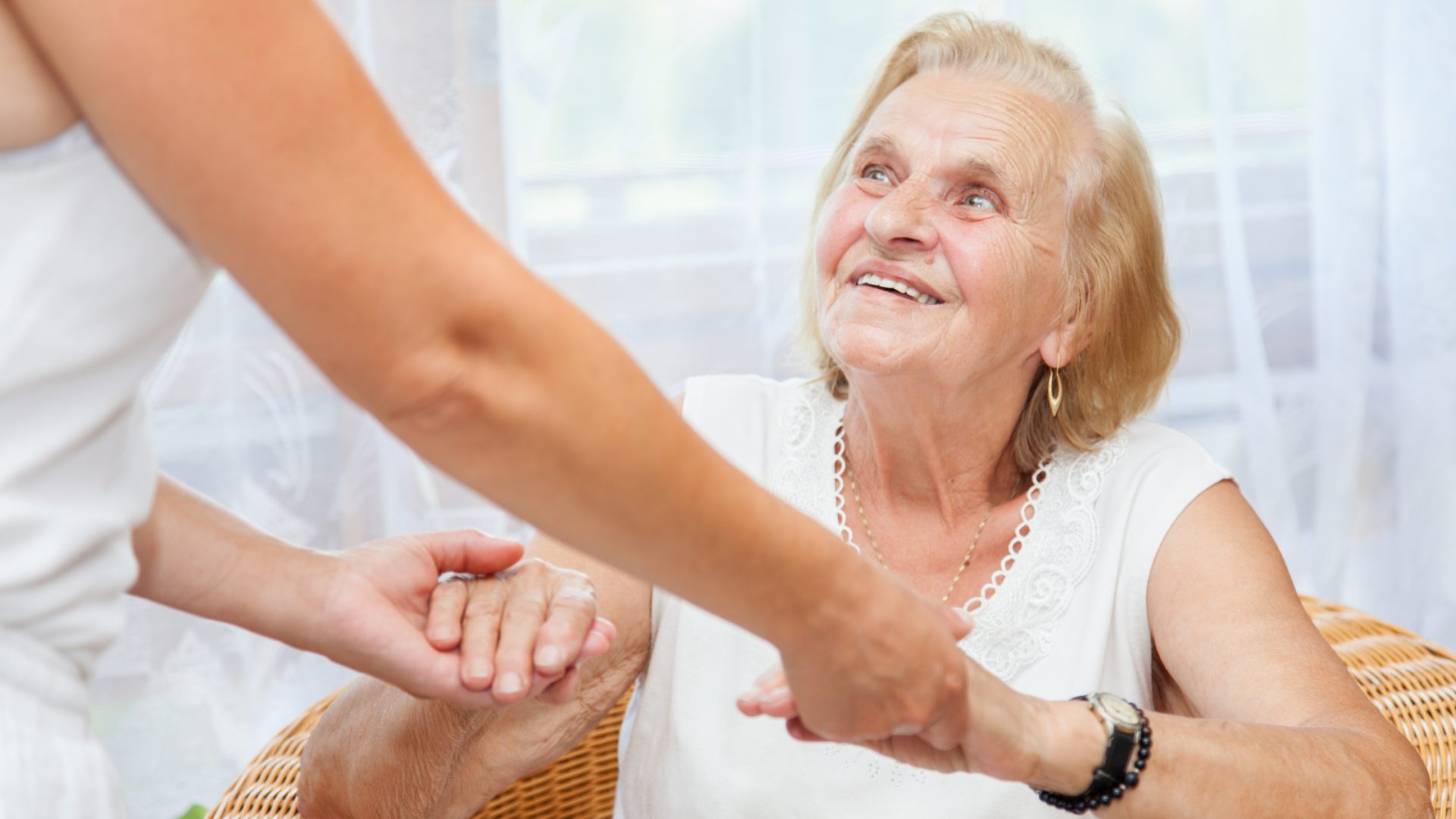 elderly woman with dementia
