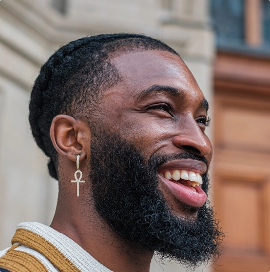 Person smiling